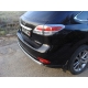 Защита заднего бампера овальная 75х42 мм ТСС для Lexus RX-350 2012-2021