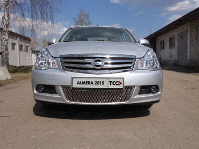 Рамка номерного знака Nissan Almera (комплект) ТСС для Любые