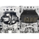 Защита картера и КПП Автоброня, сталь 2 мм для Opel Mokka 2012-2021